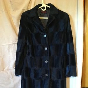 Gold AD Coat Deep Sapphire Blue